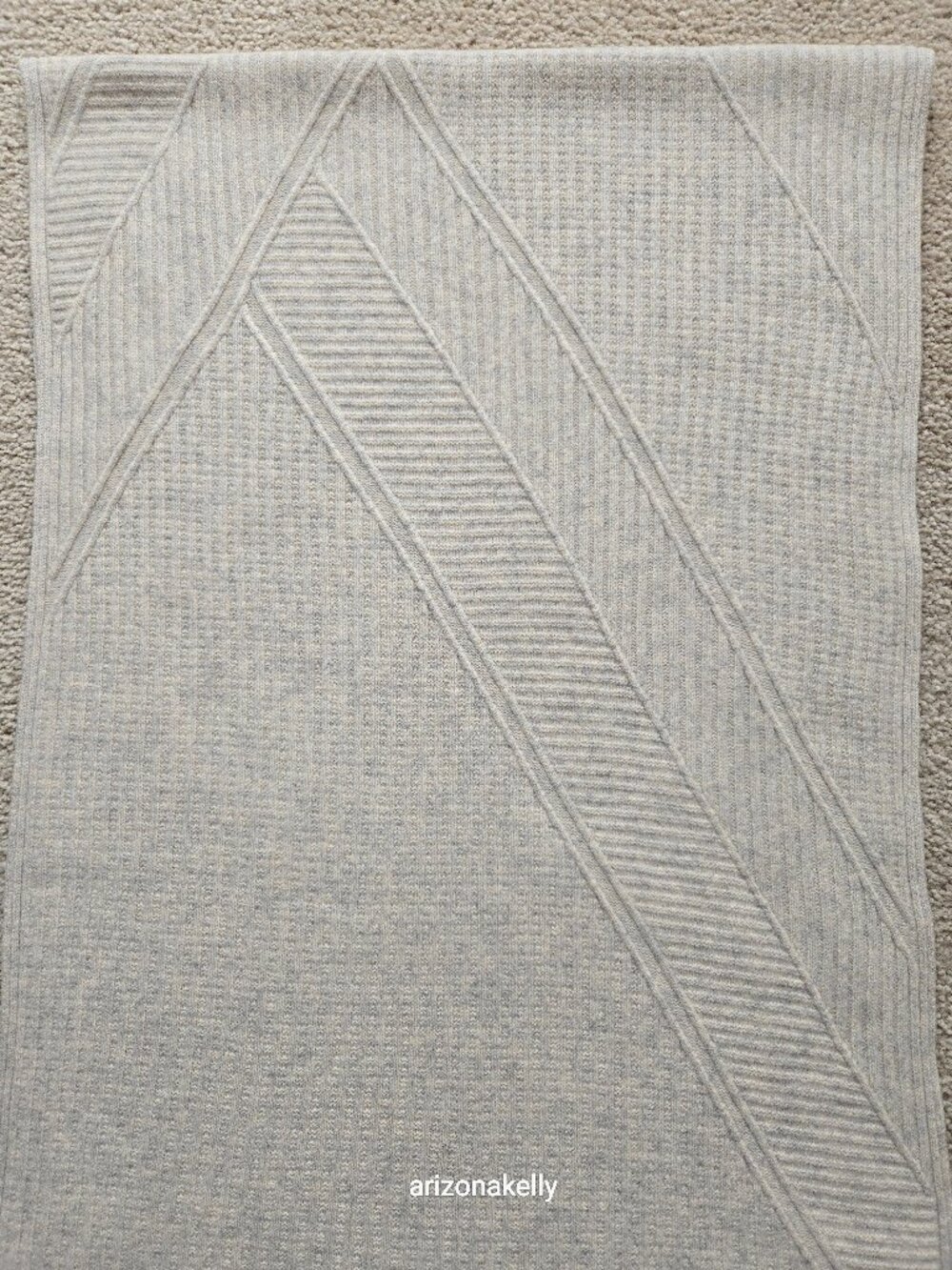 Aspen Merino/Cashmere Scarf Oversized Oatmeal